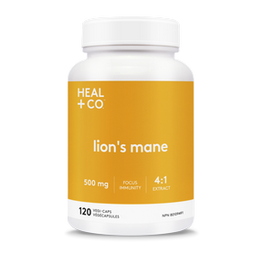 Heal + Co Lion's mane 500mg 120 vcaps