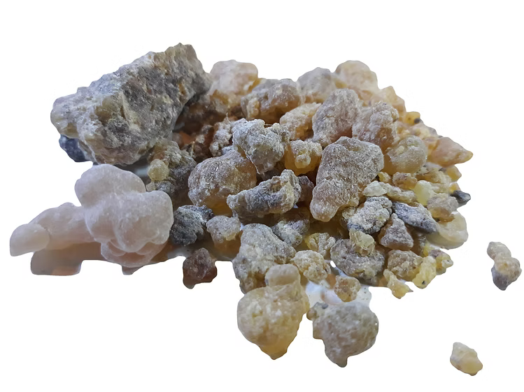 Guggal gum pieces