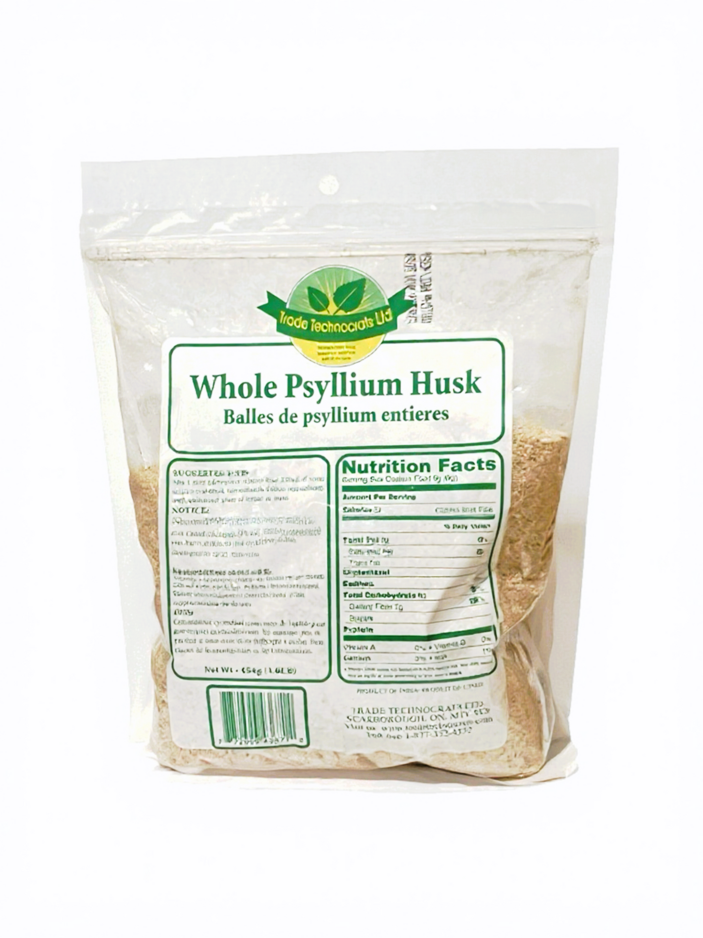 Psyllium Husk Whole (454g, 1lb)