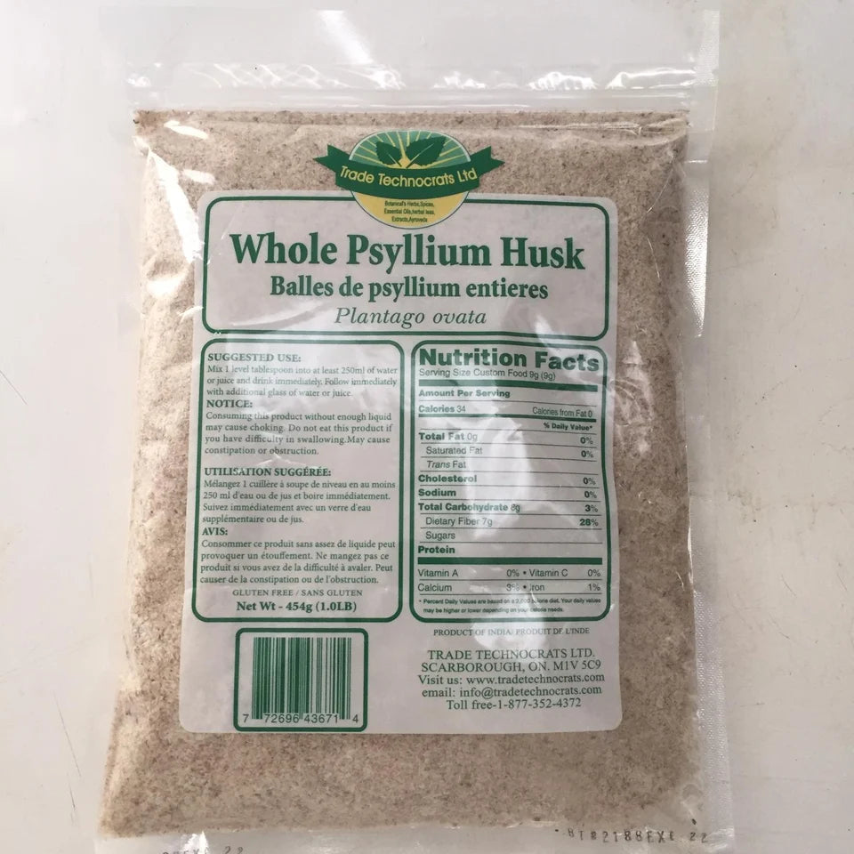 Psyllium Husk Whole (454g, 1lb)