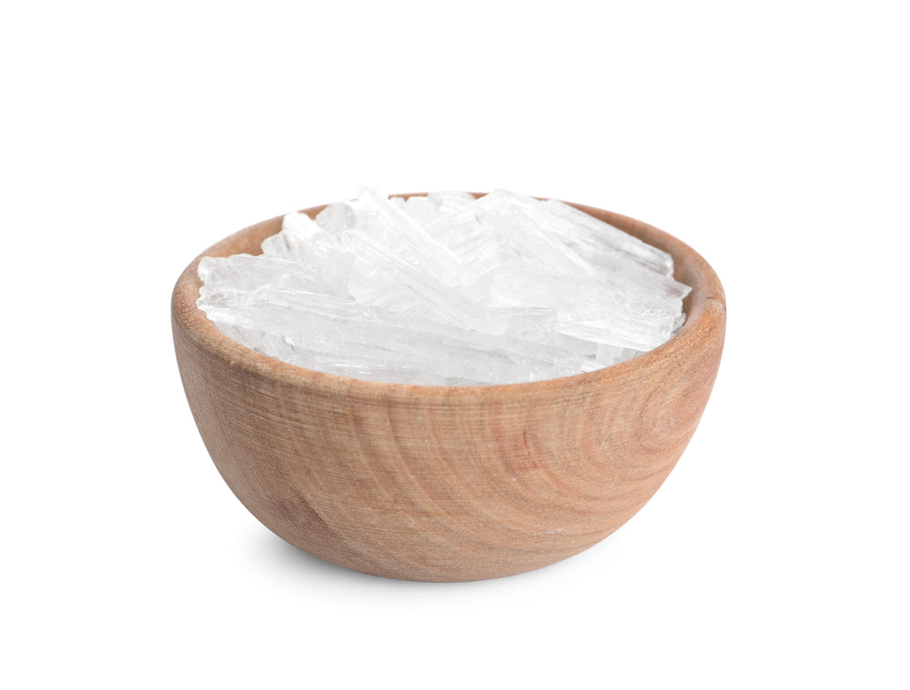 Menthol crystals