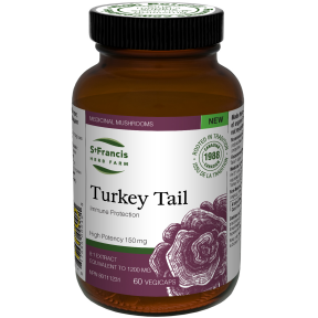St Francis Turkey Tail 150mg '60vcaps