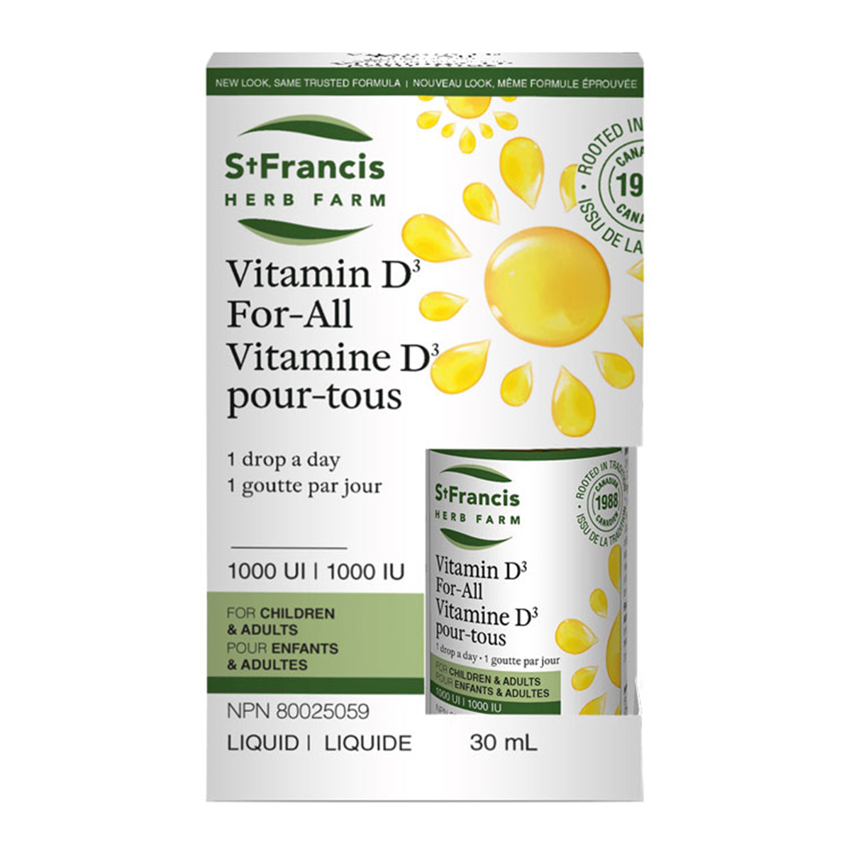 Vitamin D For All 25 Mcg (1000 IU) 30ml