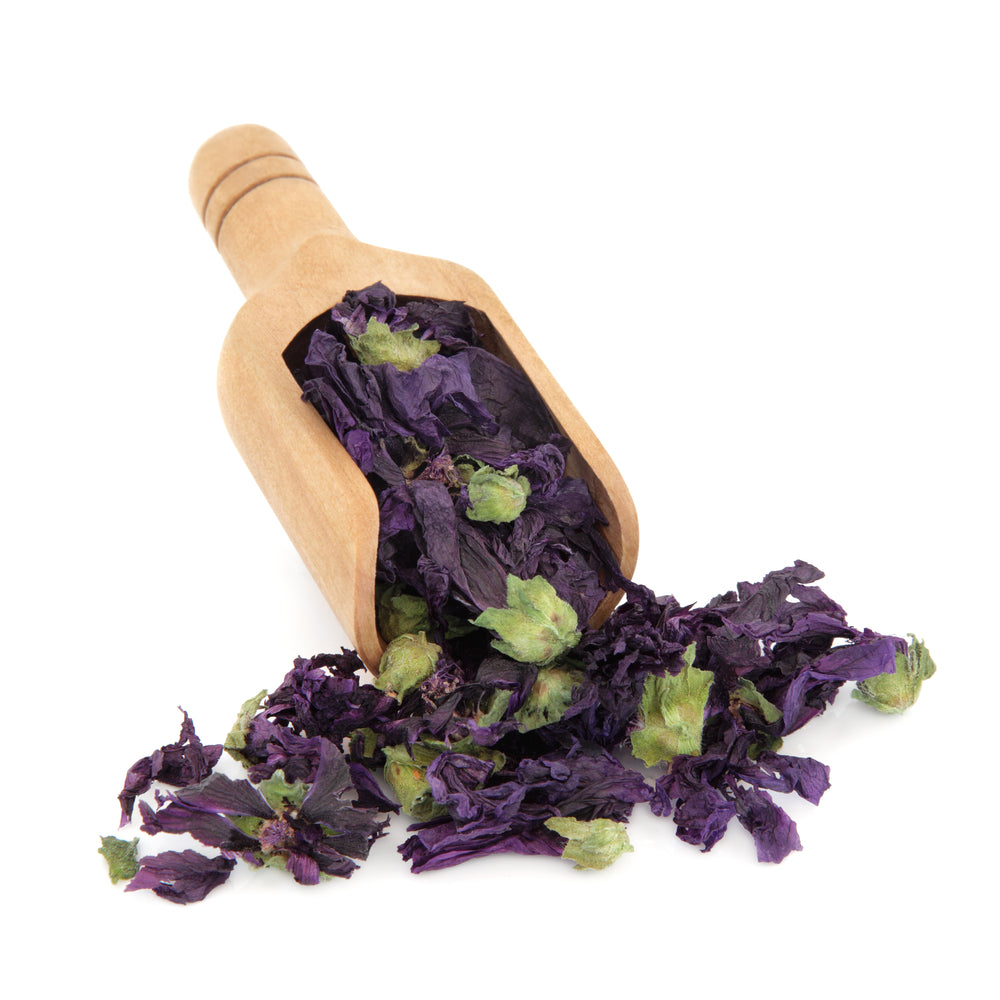 Malva flower (blue)