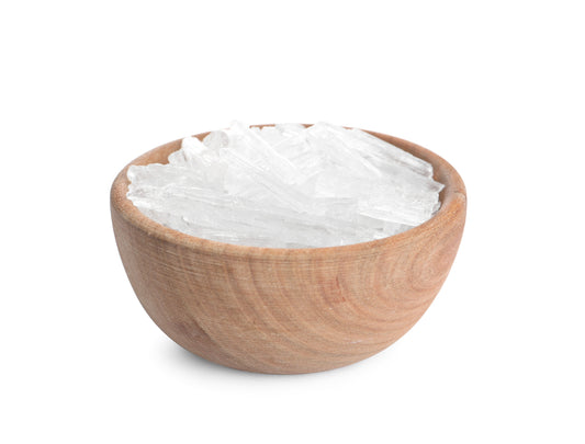 Menthol crystals