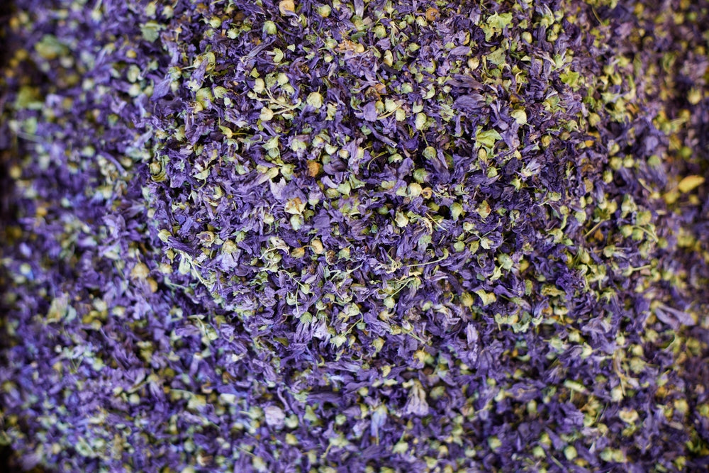 Malva flower (blue)